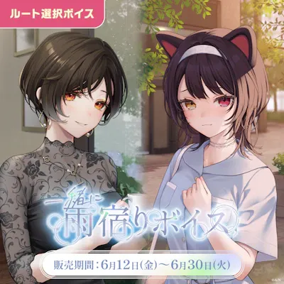 一緒に雨宿りボイスのジャケット